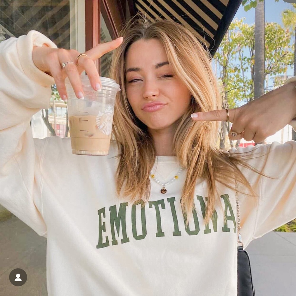 SEE THE WAY I SEE Crewneck Emotional SZ L